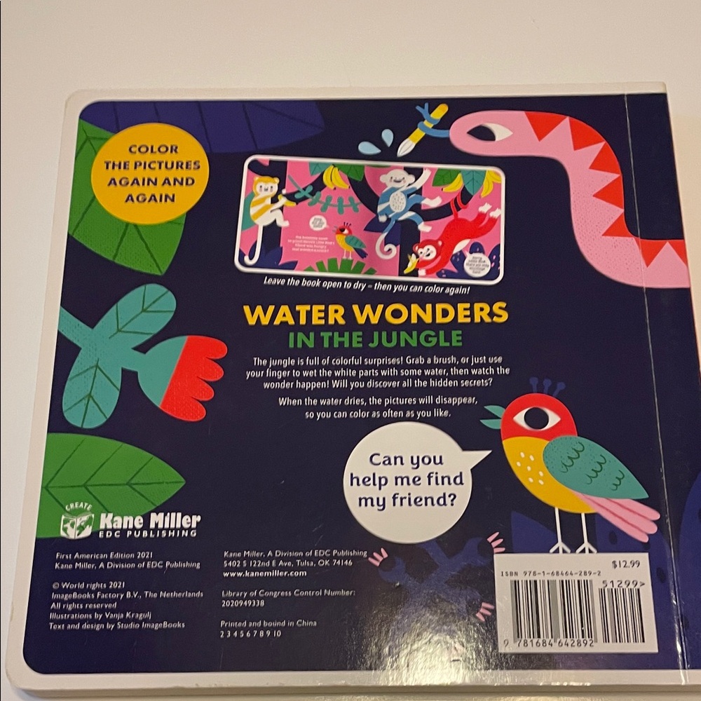 Water Wonders On The Farm & In The Jungle Activity Water Books By Kane Miller - Picture 10 of 10